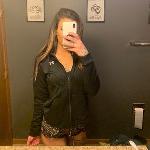 Under armor zip up sweatshirt